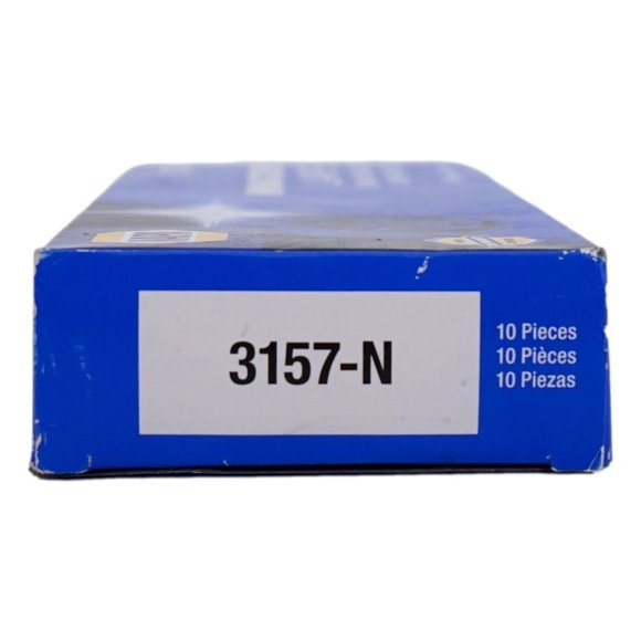 Napa Automobile Miniature Replacement Lamps 3157-N Clear Quantity 10 12V New - Picture 3 of 4